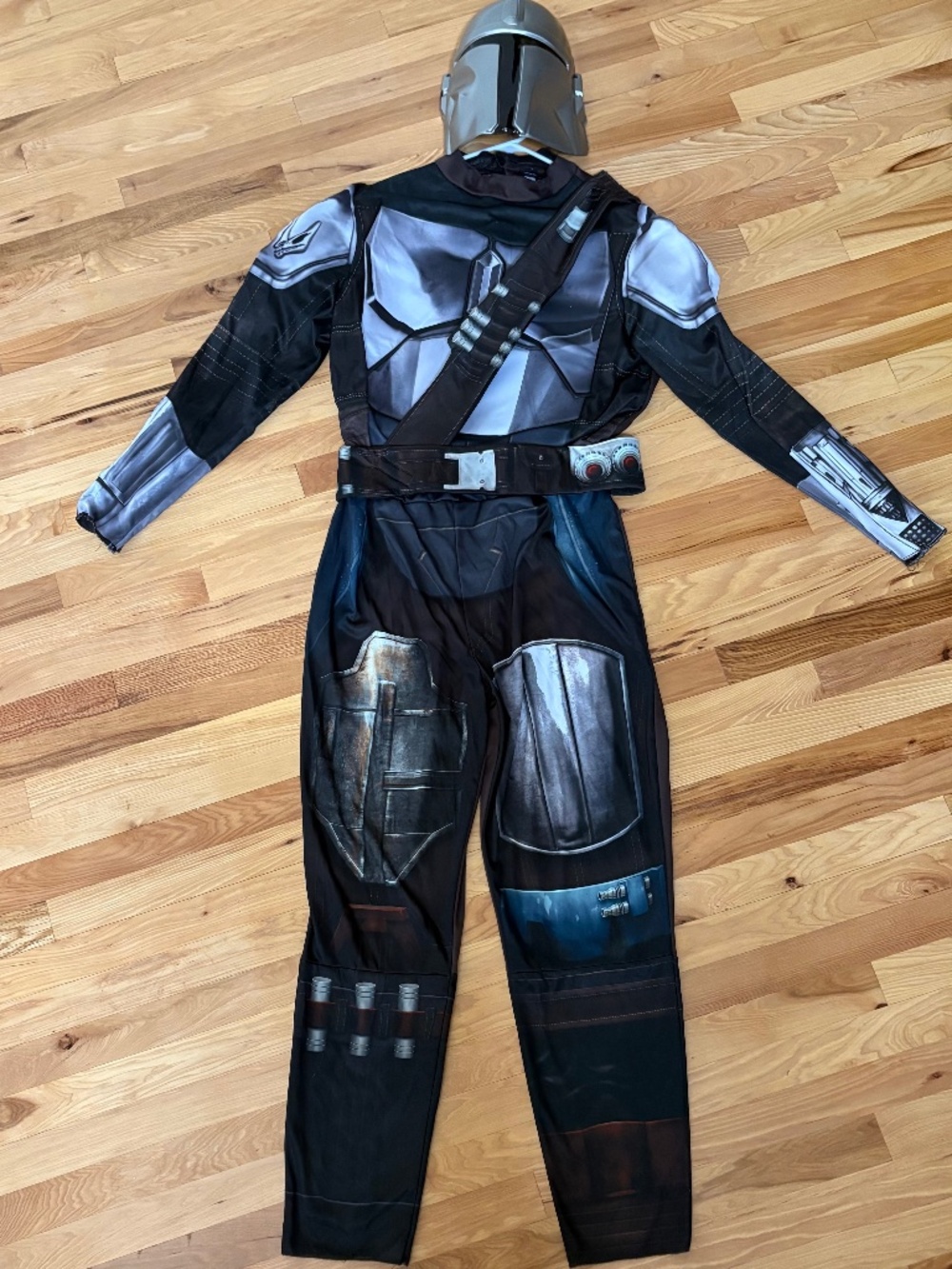 STAR WARS MANDALORIAN #975 ADULT LARGE COSTUME MASK JUMPSUIT "NO CAPE"
